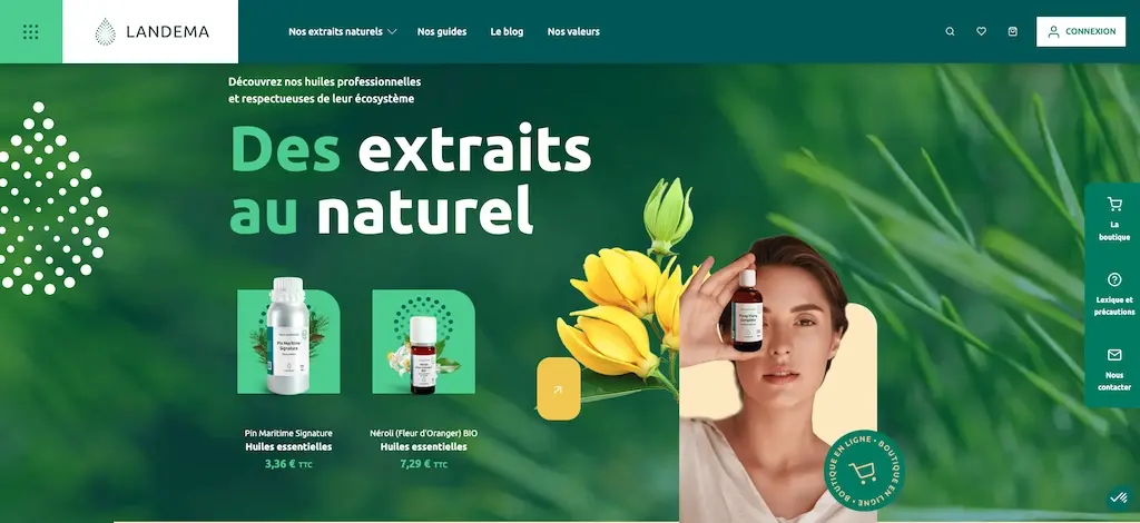 Landema fournisseur huiles essentielles