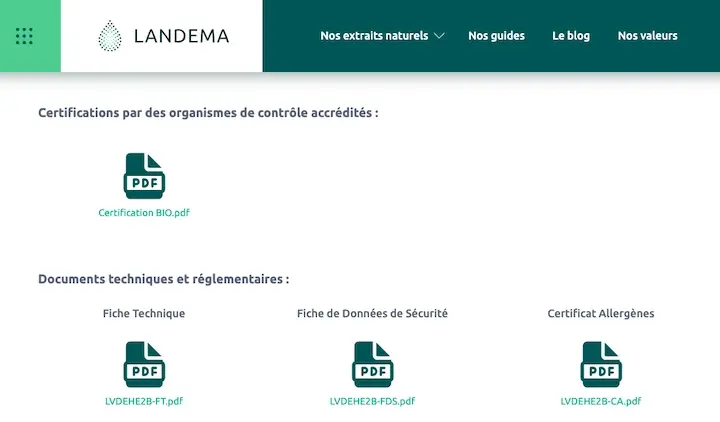 Documents réglementaires